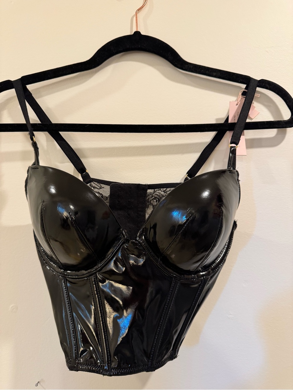 Victoria’s Secret Black Bustier Corset bra c32